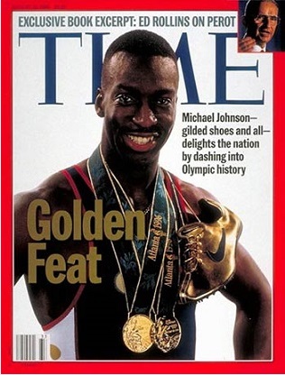 Michael Johnson time cover 2016