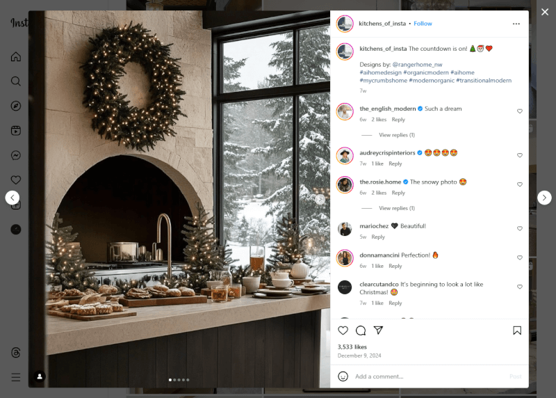 Countertop share worthy content example