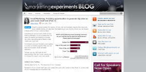 Merketing Experiments